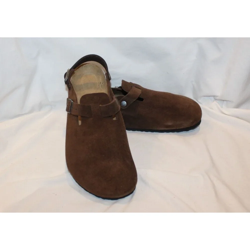 Birkenstock Men's Tokio II Suede Carafe Brown Sandals EU 46 US 12 Regular